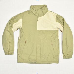 Columbia Convert Hooded Ski Snow Jacket Polyester Green Size 18/20 YOUTH Pockets